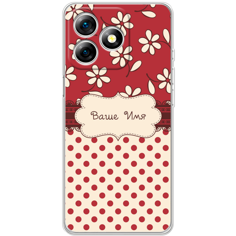 Чохол BoxFace Ulefone Note 18 Pro Именной Polka Dots