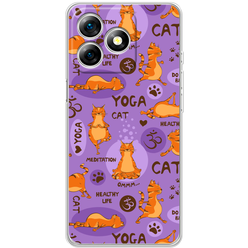 Чохол BoxFace Ulefone Note 18 Pro Yoga Cat