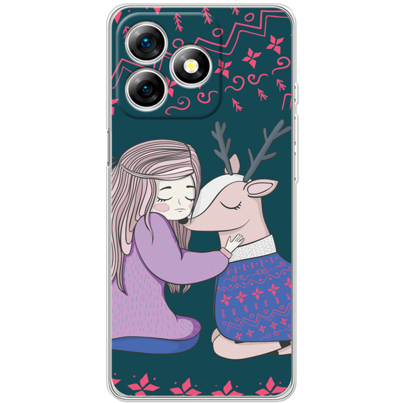 Чохол BoxFace Ulefone Note 18 Pro Girl and deer