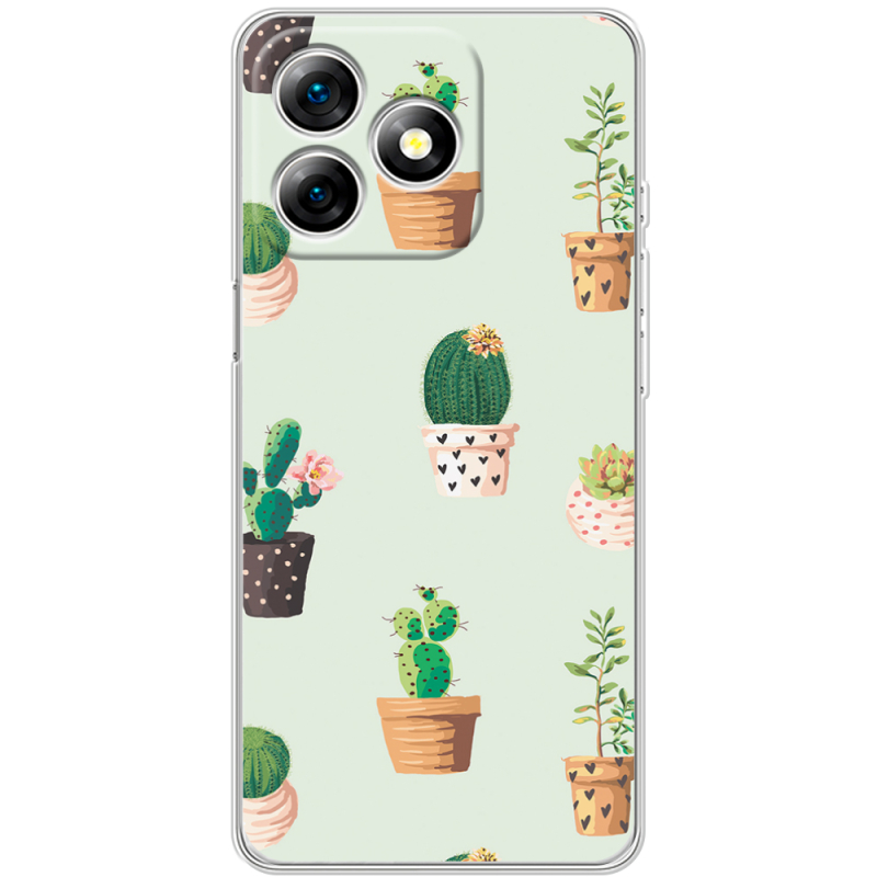 Чохол BoxFace Ulefone Note 18 Pro L-green Cacti