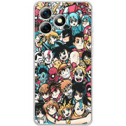 Чохол BoxFace Ulefone Note 18 Pro Anime Stickers