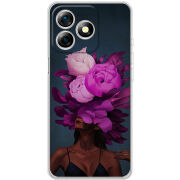 Чохол BoxFace Ulefone Note 18 Pro Exquisite Purple Flowers