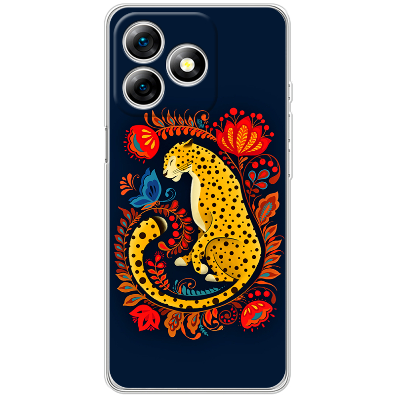 Чохол BoxFace Ulefone Note 18 Pro Petrykivka Leopard