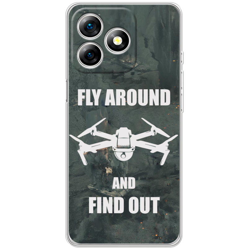 Чохол BoxFace Ulefone Note 18 Pro Дрон Fly Around