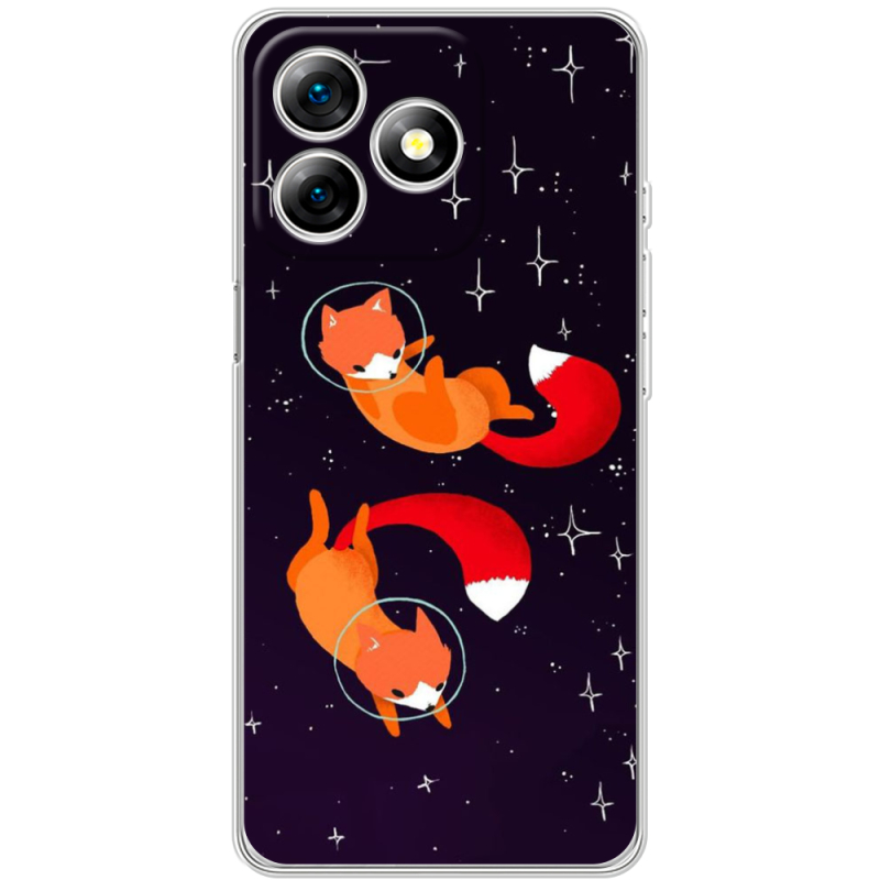 Чохол BoxFace Ulefone Note 18 Pro Fox-Astronauts