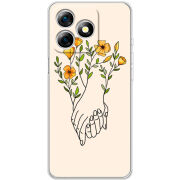 Чохол BoxFace Ulefone Note 18 Pro Flower Hands