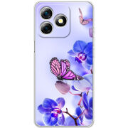 Чохол BoxFace Ulefone Note 18 Pro Orchids and Butterflies