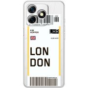 Прозорий чохол BoxFace Ulefone Note 18 Pro Ticket London