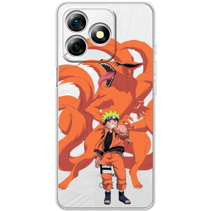 Прозорий чохол BoxFace Ulefone Note 18 Pro Naruto and Kurama