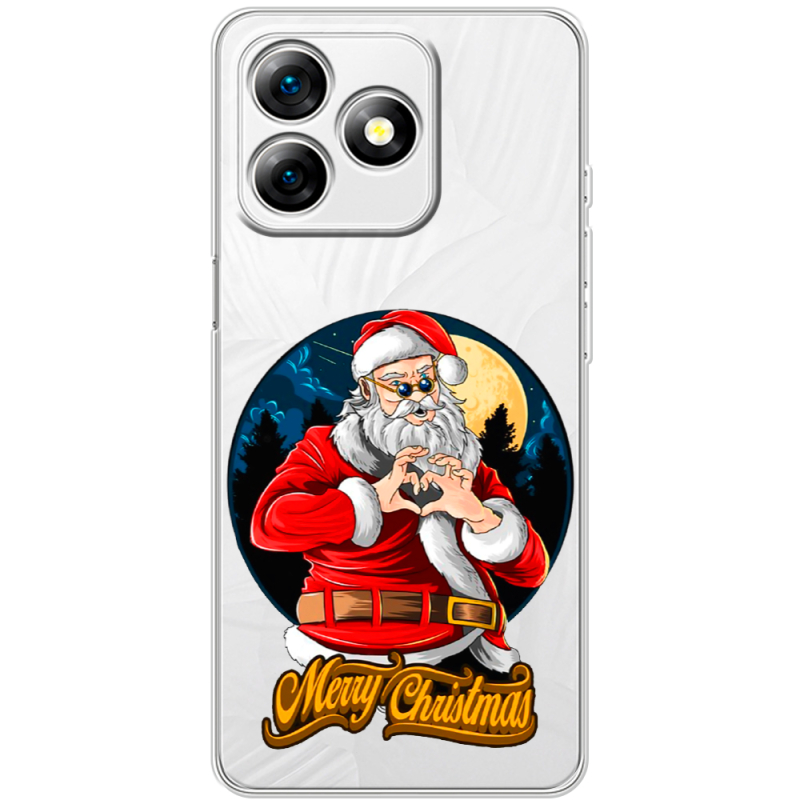 Прозорий чохол BoxFace Ulefone Note 18 Pro Cool Santa