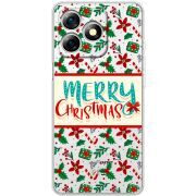 Прозорий чохол BoxFace Ulefone Note 18 Pro Vintage Christmas Pattern