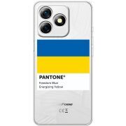 Прозорий чохол BoxFace Ulefone Note 18 Pro Pantone вільний синій