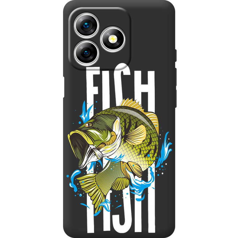 Чорний чохол BoxFace Ulefone Note 18 Pro Fish