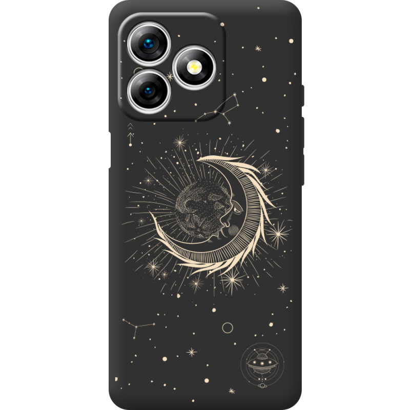 Чорний чохол BoxFace Ulefone Note 18 Pro Moon