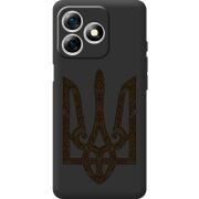 Чорний чохол BoxFace Ulefone Note 18 Pro Ukrainian Trident