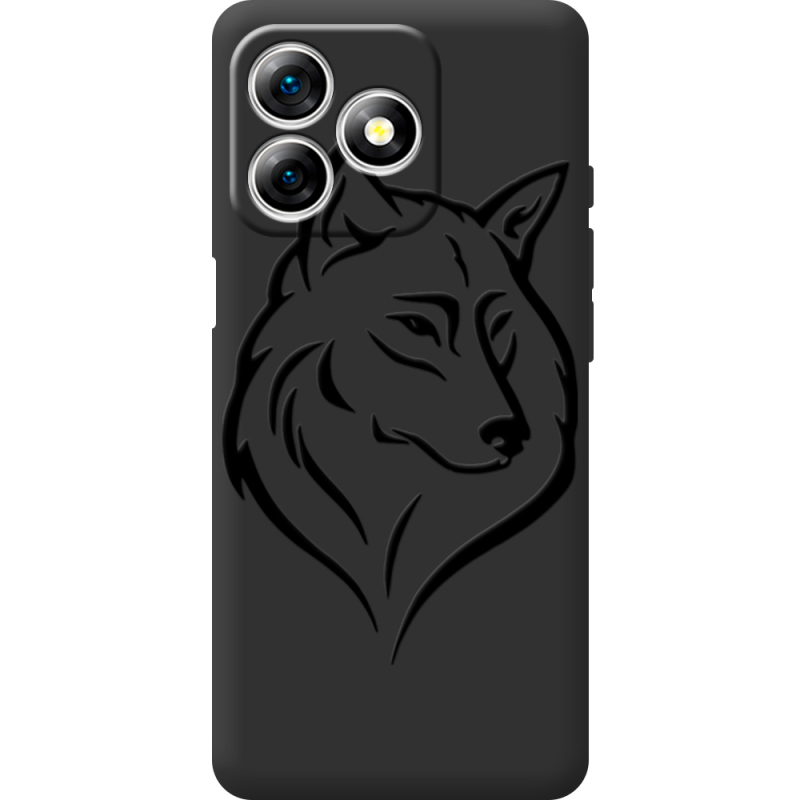 Чорний чохол BoxFace Ulefone Note 18 Pro Wolf