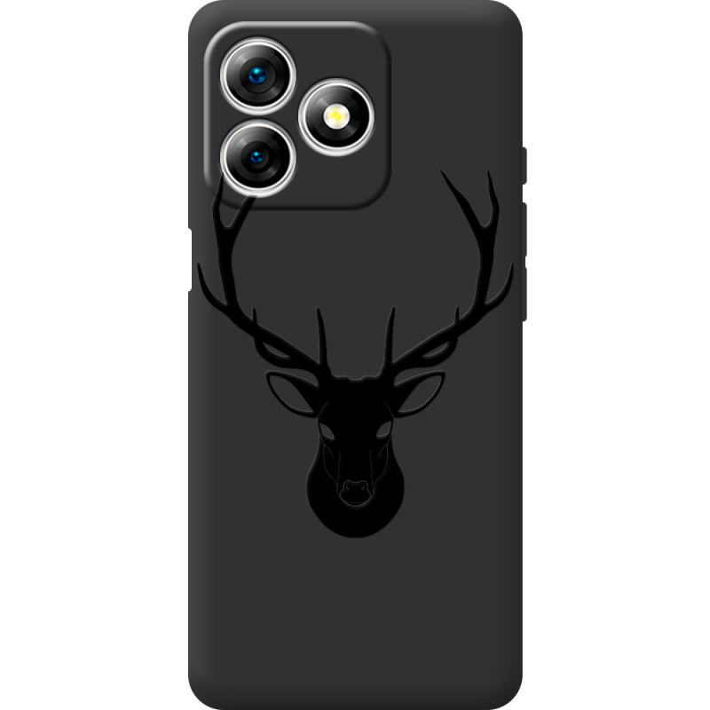 Чорний чохол BoxFace Ulefone Note 18 Pro Deer