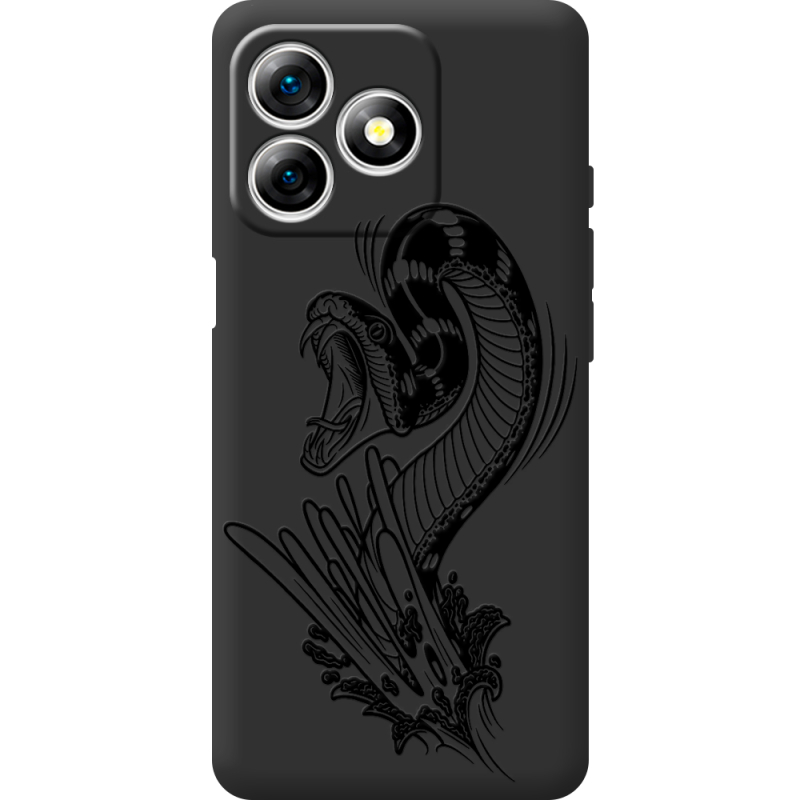 Чорний чохол BoxFace Ulefone Note 18 Pro Snake