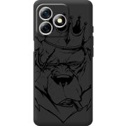 Чорний чохол BoxFace Ulefone Note 18 Pro Bear King