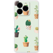 Чохол BoxFace Ulefone Note 20 Pro L-green Cacti