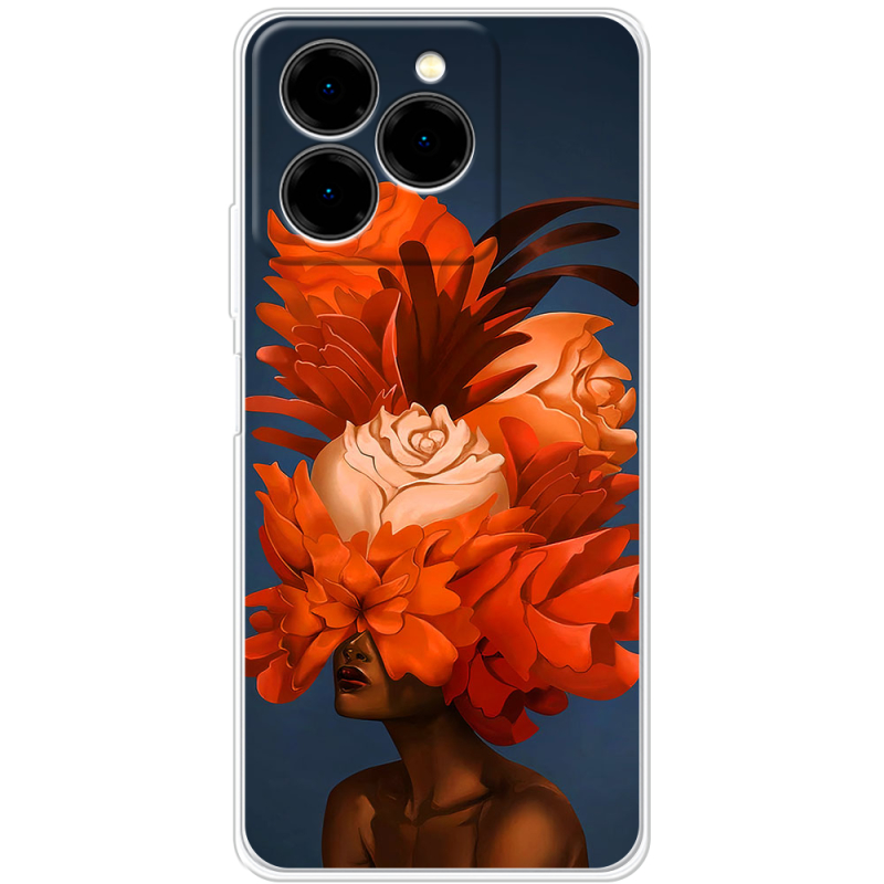 Чохол BoxFace Ulefone Note 20 Pro Exquisite Orange Flowers