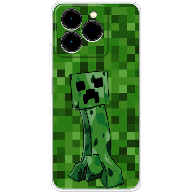 Чохол BoxFace Ulefone Note 20 Pro Minecraft Creeper