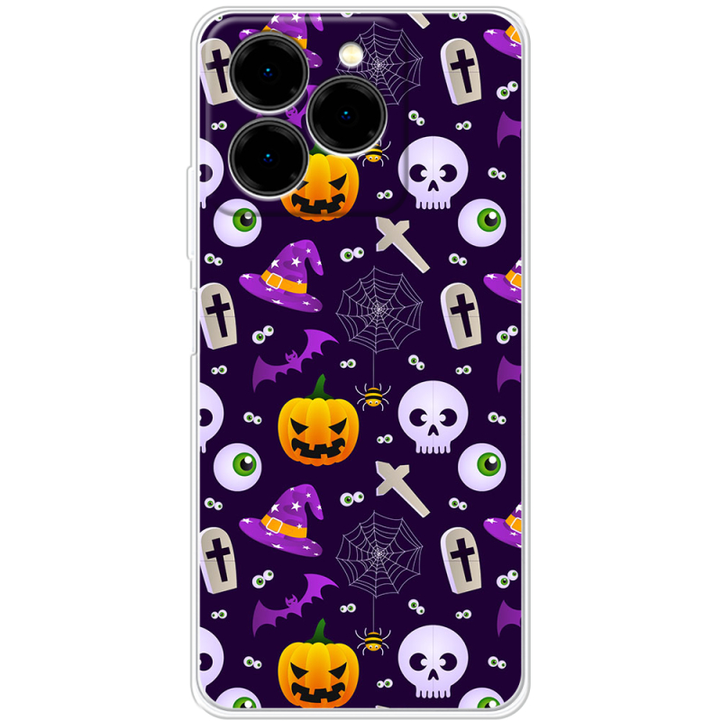 Чохол BoxFace Ulefone Note 20 Pro Halloween Purple Mood