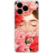 Чохол BoxFace Ulefone Note 20 Pro Girl in Flowers