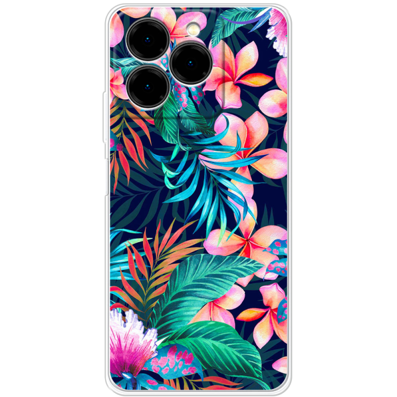 Чохол BoxFace Ulefone Note 20 Pro flowers in the tropics