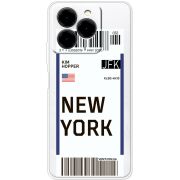 Прозорий чохол BoxFace Ulefone Note 20 Pro Ticket New York