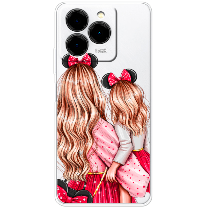 Прозорий чохол BoxFace Ulefone Note 20 Pro Mouse Girls