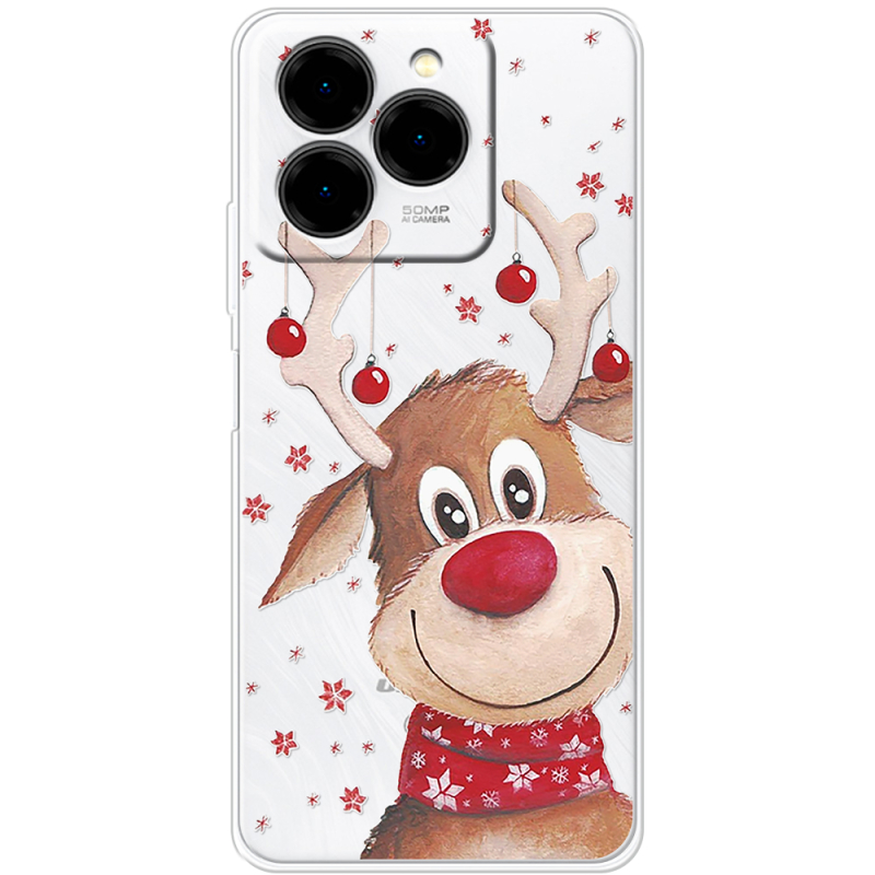 Прозорий чохол BoxFace Ulefone Note 20 Pro Winter Deer