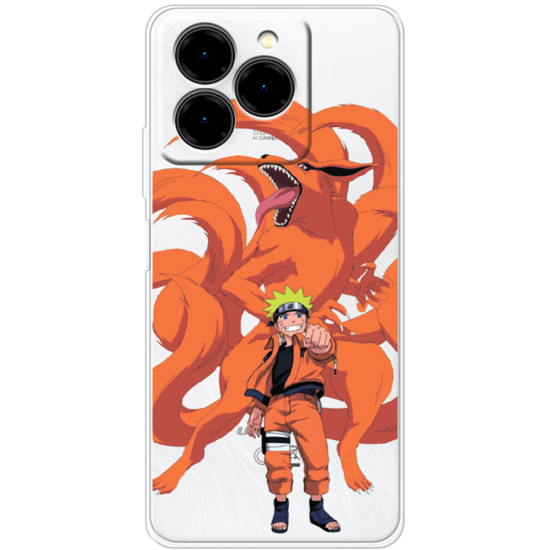 Прозорий чохол BoxFace Ulefone Note 20 Pro Naruto and Kurama