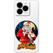 Прозорий чохол BoxFace Ulefone Note 20 Pro Cool Santa