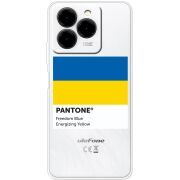 Прозорий чохол BoxFace Ulefone Note 20 Pro Pantone вільний синій