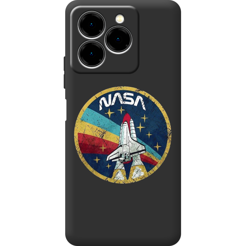 Чорний чохол BoxFace Ulefone Note 20 Pro NASA