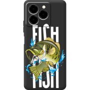 Чорний чохол BoxFace Ulefone Note 20 Pro Fish