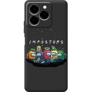 Чорний чохол BoxFace Ulefone Note 20 Pro Among Us Impostors