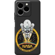 Чорний чохол BoxFace Ulefone Note 20 Pro NASA Spaceship