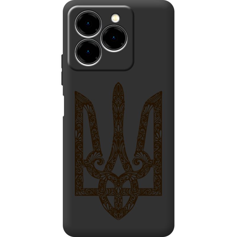 Чорний чохол BoxFace Ulefone Note 20 Pro Ukrainian Trident