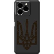 Чорний чохол BoxFace Ulefone Note 20 Pro Ukrainian Trident