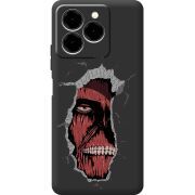 Чорний чохол BoxFace Ulefone Note 20 Pro Нападение на Титана