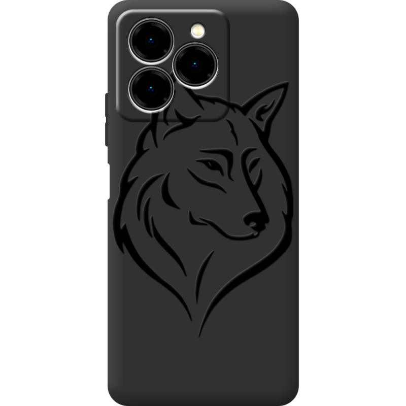 Чорний чохол BoxFace Ulefone Note 20 Pro Wolf