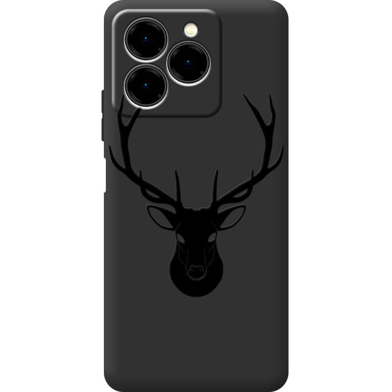 Чорний чохол BoxFace Ulefone Note 20 Pro Deer