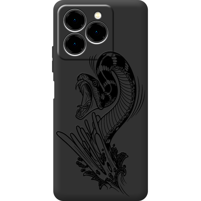 Чорний чохол BoxFace Ulefone Note 20 Pro Snake