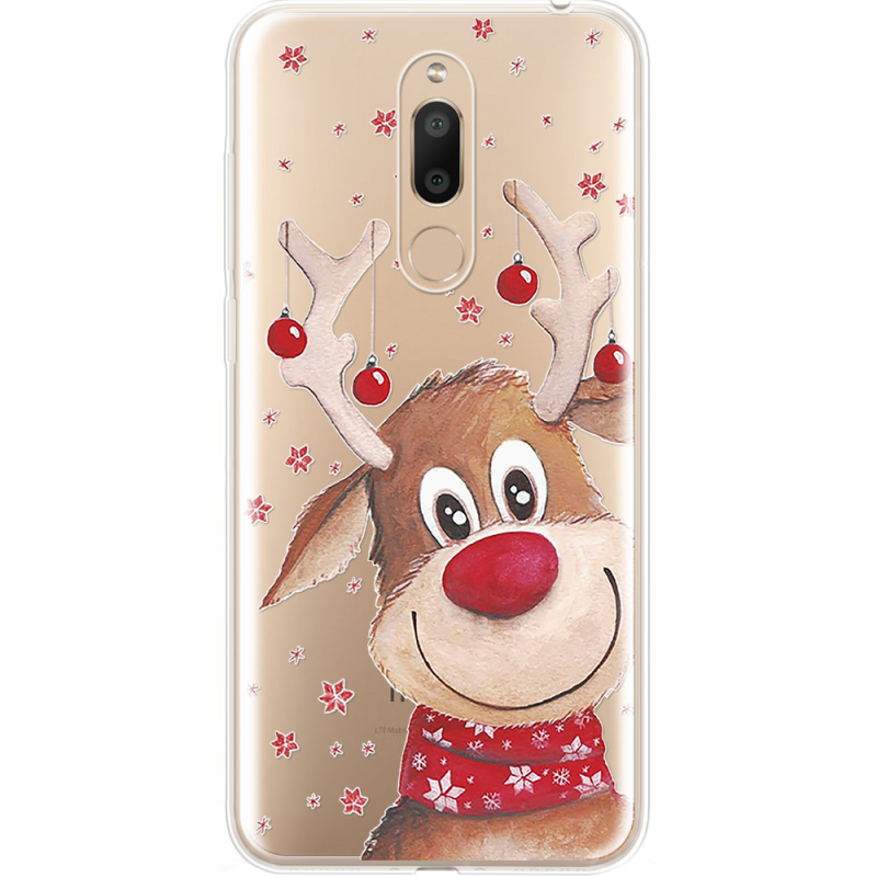 Прозрачный чехол Uprint Meizu M6T Winter Deer