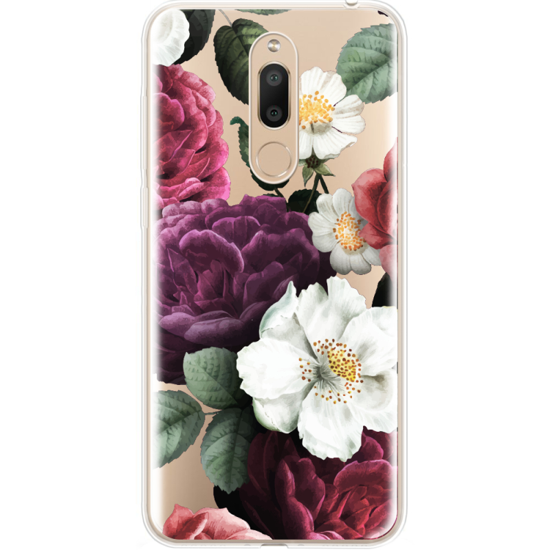 Прозрачный чехол Uprint Meizu M6T Floral Dark Dreams