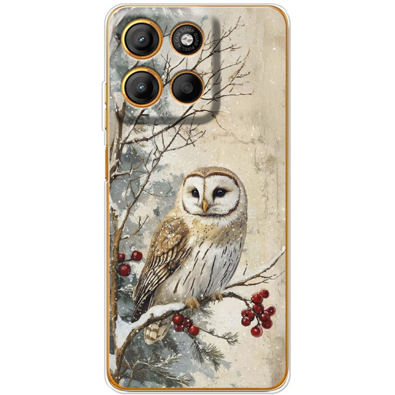 Чохол BoxFace Motorola G15 Christmas Owl
