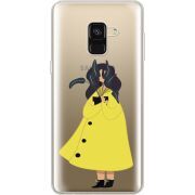 Прозрачный чехол Uprint Samsung A530 Galaxy A8 (2018) Just a Girl