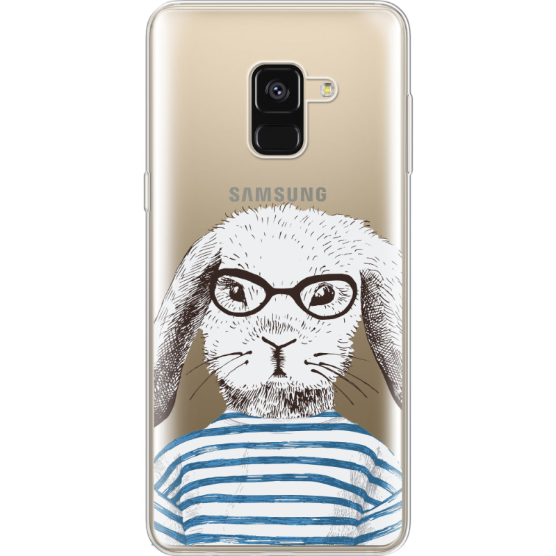 Прозрачный чехол Uprint Samsung A530 Galaxy A8 (2018) MR. Rabbit